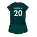 Cheap Liverpool Diogo Jota #20 Third Football Kit Children 2022-23 Short Sleeve (+ pants)